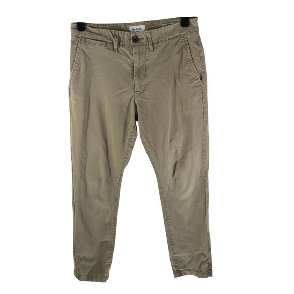 Goodfellow Mens Hennepin Chino Pants Athletic Cotton Stretch Khaki Beige 30x30 - Picture 1 of 4